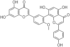 白果黄素分子结构 (CAS 521-32-4)