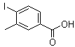 结构式 CAS# 52107-87-6, 3-甲基-4-碘苯甲酸