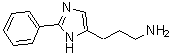 2-苯基-1H-咪唑-4-丙胺分子结构 (CAS 521268-89-3)