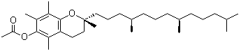 alpha-生育酚乙酸酯分子结构 (CAS 52225-20-4)