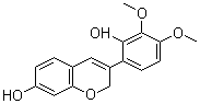 7,2'-Dihydroxy-3',4'-dimethoxyisoflavan molecular structure (CAS 52250-35-8)