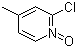 2-氯-4-甲基吡啶 1-氧化物分子结构 (CAS 52313-61-8)