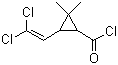 3-(2,2-Dichlorovinyl)-2,2-dimethylcyclopropanecarbonyl chloride molecular structure (CAS 52314-67-7)