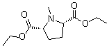 Diethyl cis-1-methylpyrrolidine-2,5-dicarboxylate molecular structure (CAS 52321-02-5)