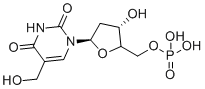 5-羟基甲基脱氧尿苷酸分子结构 (CAS 5238-86-8)