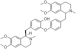 蝙蝠葛碱分子结构 (CAS 524-17-4)