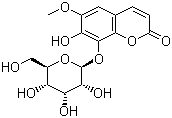 Fraxin molecular structure (CAS 524-30-1)
