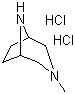3-甲基-3,8-二氮杂双环[3.2.1]辛烷二盐酸盐分子结构 (CAS 52407-92-8)
