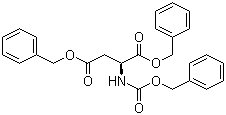 N-[(Phenylmethoxy)carbonyl]-L-aspartic acid 1,4-bis(phenylmethyl) ester molecular structure (CAS 5241-60-1)