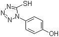 结构式 CAS# 52431-78-4, 1-(4-羟基苯基)-5-巯基-四氮唑
