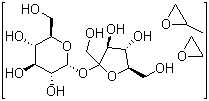 蔗糖聚氧乙烯聚氧丙烯醚分子结构 (CAS 52434-08-9)