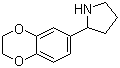 structure of CAS# 524674-08-6, 2-(2,3-Dihydro-1,4-benzodioxin-6-yl)pyrrolidine