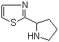 结构式 CAS# 524674-17-7, 2-(2-吡咯烷基)噻唑