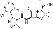 氟氯西林分子结构 (CAS 5250-39-5)
