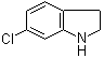 structure of CAS# 52537-00-5, 6-Chloroindoline;6-Chloro-2,3-dihydro-1H-indole; NSC 87628