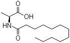 structure of CAS# 52558-74-4, N-Dodecanoyl-L-alanine;Lauroylalanine; N-Lauroyl-L-alanine; N-Lauroylalanine