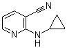 2-(Cyclopropylamino)-3-pyridinecarbonitrile molecular structure (CAS 52583-90-1)