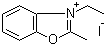 3-乙基-2-甲基苯并恶唑鎓碘化物分子结构 (CAS 5260-37-7)