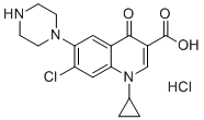 Ciprofloxacin EP Impurity D HCl molecular structure (CAS 526204-10-4)
