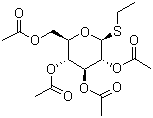 structure of CAS# 52645-73-5, Ethyl 2,3,4,6-tetra-O-acetyl-alpha-D-thioglucopyranoside