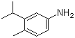 4-Methyl-3-(1-methylethyl)benzenamine molecular structure (CAS 5266-84-2)