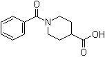 结构式 CAS# 5274-99-7, 1-苯甲酰基-4-哌啶羧酸