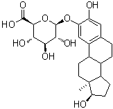 2-Hydroxyestradiol 2-glucuronide molecular structure (CAS 52745-31-0)