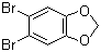 1,2-溴-4,5-亚甲二氧基苯分子结构 (CAS 5279-32-3)