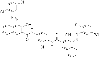 颜料红 144分子结构 (CAS 5280-78-4)