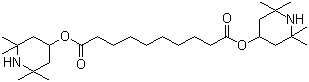 Bis(2,2,6,6-tetramethyl-4-piperidyl)sebacate molecular structure (CAS 52829-07-9)