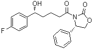 (4S)-3-[(5R)-5-(4-Fluorophenyl)-5-hydroxy-1-oxopentyl]-4-phenyl-2-oxazolidinone molecular structure (CAS 528565-93-7)