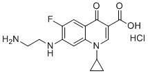 structure of CAS# 528851-31-2, Ciprofloxacin EP Impurity C;Desethyleneciprofloxacin monohydrochloride
