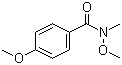 N,4-二甲氧基-N-甲基苯甲酰胺分子结构 (CAS 52898-49-4)