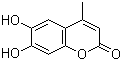 6,7-Dihydroxy-4-methylcoumarin molecular structure (CAS 529-84-0)