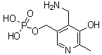 吡哆胺 5'-磷酸酯分子结构 (CAS 529-96-4)