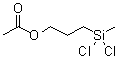 gamma-乙酰氧基丙基甲基二氯硅烷分子结构 (CAS 5290-24-4)