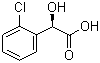 结构式 CAS# 52950-18-2, R(-)-邻氯扁桃酸; 左旋邻氯扁桃酸