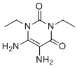 结构式 CAS# 52998-22-8, 1,3-二乙基-5,6-二氨基尿嘧啶