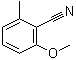 structure of CAS# 53005-44-0, 2-Methoxy-6-methylbenzonitrile