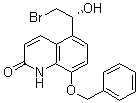 8-苄氧基-5-((R)-2-溴-1-羟基乙基)-1H-喹啉-2-酮分子结构 (CAS 530084-79-8)