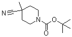 4-Cyano-4-methylpiperidine-1-carboxylic acid tert-butyl ester molecular structure (CAS 530115-96-9)