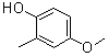 4-Methoxy-2-methylphenol molecular structure (CAS 5307-05-1)