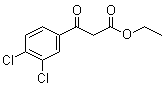 structure of CAS# 53090-43-0, Ethyl 3-(3,4-dichlorophenyl)-3-oxopropionate;Ethyl 2-(3,4-dichlorobenzoyl)acetate; Ethyl 3-(3,4-dichlorophenyl)-3-oxopropanoate