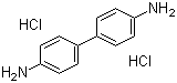 结构式 CAS# 531-85-1, 盐酸联苯胺; 联苯胺二盐酸盐; 4,4'-二氨基联苯盐酸盐; (1,1'-联苯)-4,4'-二胺二盐酸盐