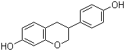 结构式 CAS# 531-95-3, 雌马酚; (S)-3,4-二氢-3-(4-羟基苯基)-2H-1-苯并吡喃-7-醇