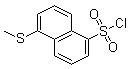 5-(Methylthio)-1-naphthalenesulfonyl chloride molecular structure (CAS 53135-95-8)