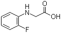 (2-Fluorophenylamino)acetic acid molecular structure (CAS 5319-42-6)