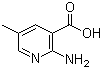 2-Amino-5-methylnicotinic acid molecular structure (CAS 532440-94-1)