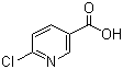 结构式 CAS# 5326-23-8, 6-氯烟酸
