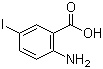 结构式 CAS# 5326-47-6, 2-氨基-5-碘苯甲酸